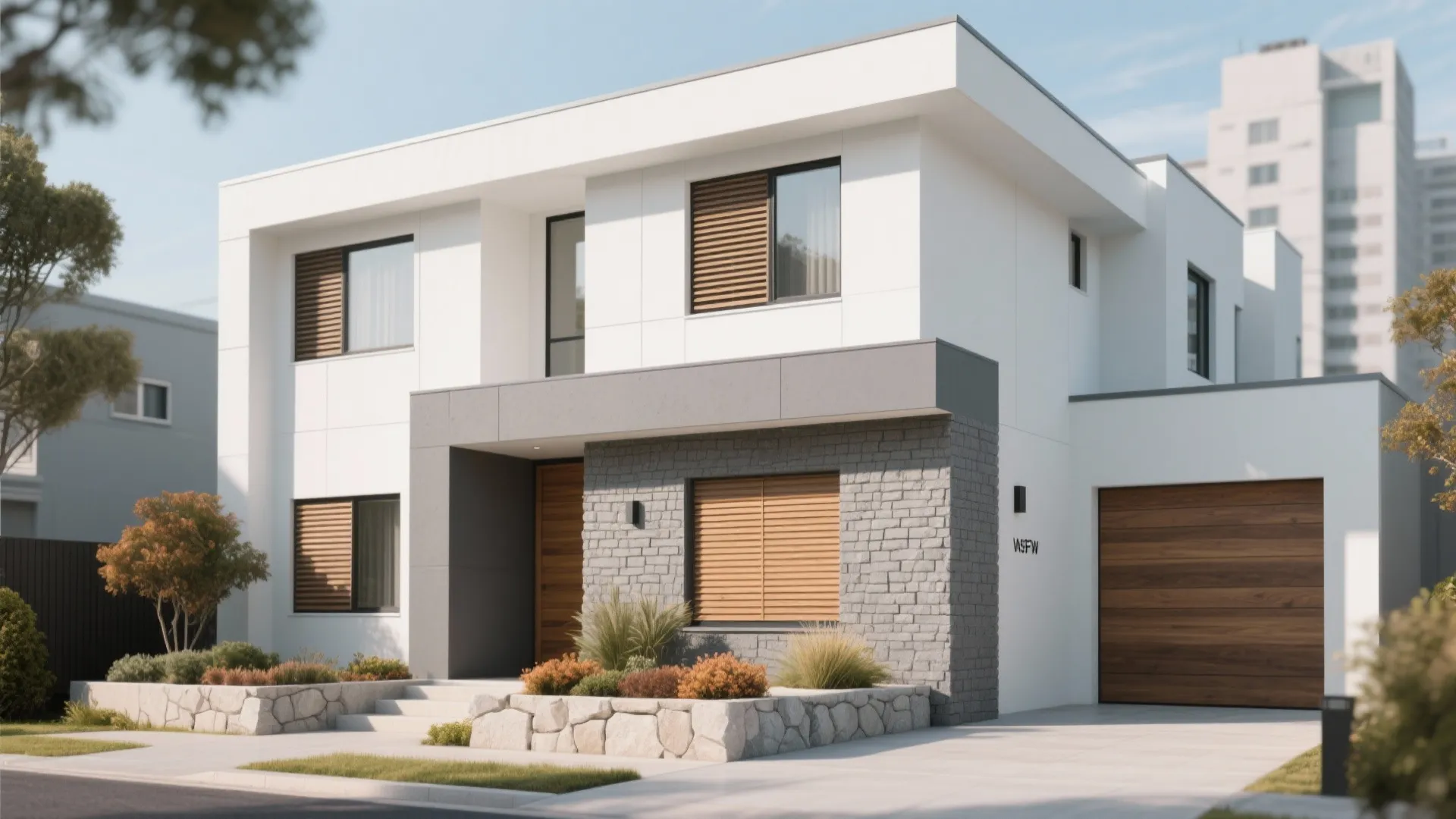 Minimalist monochrome elegance