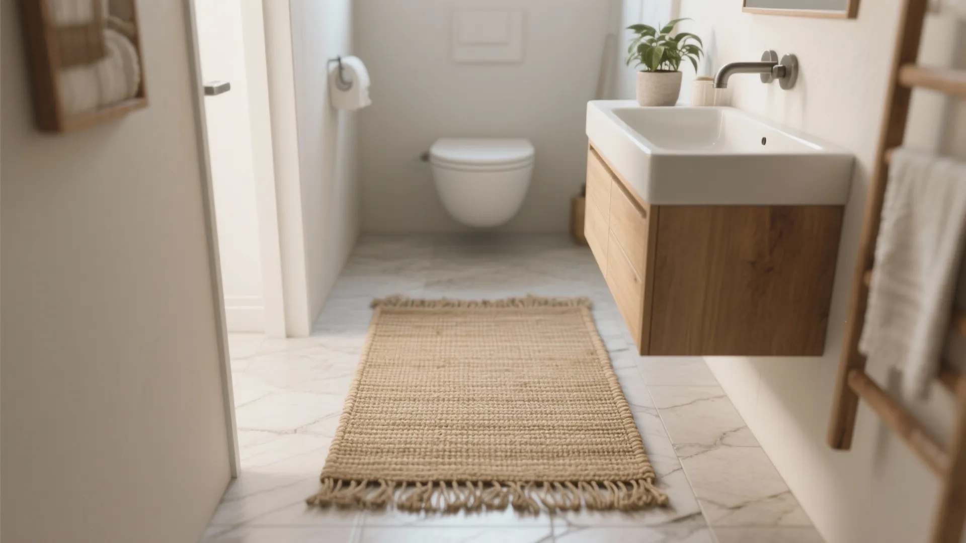 1. Minimalist Low-Pile Natural Fiber Rugs