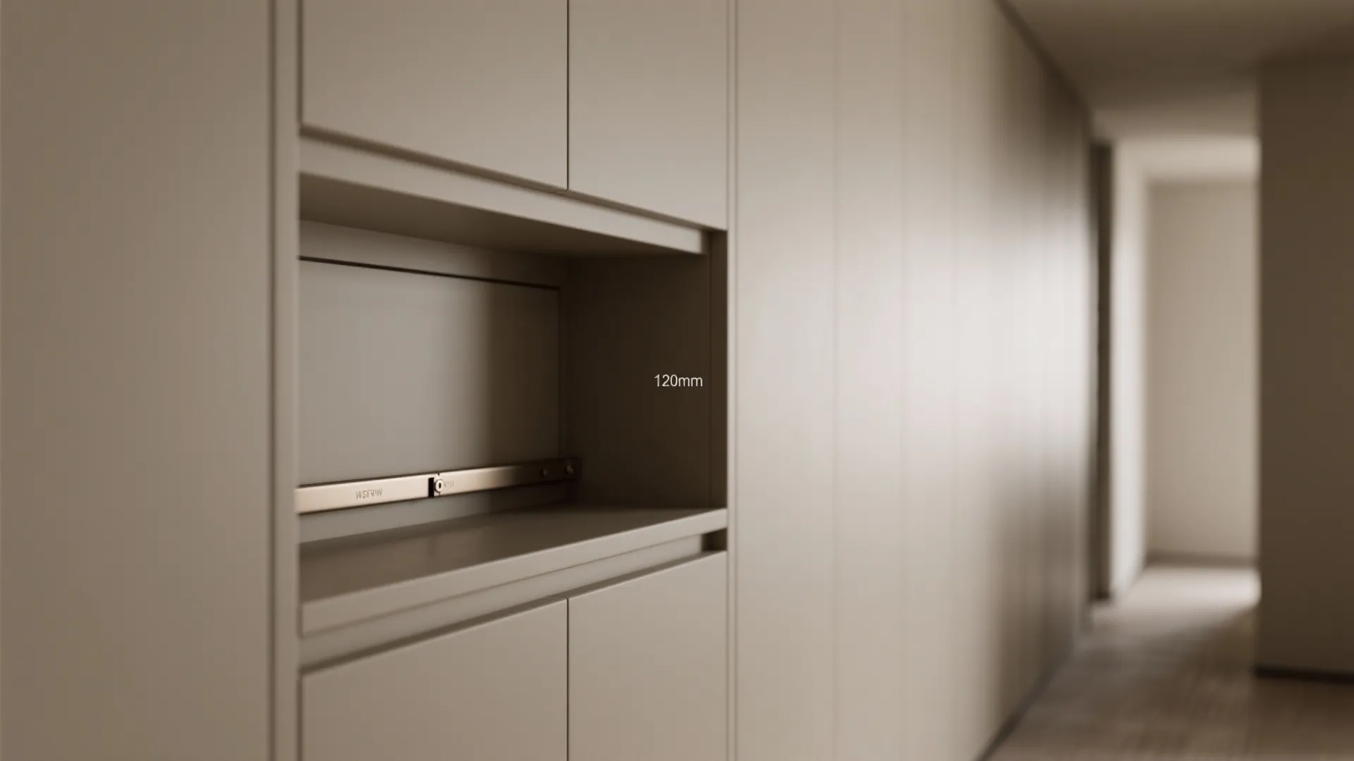 Minimalist Hall Storage That Disappears