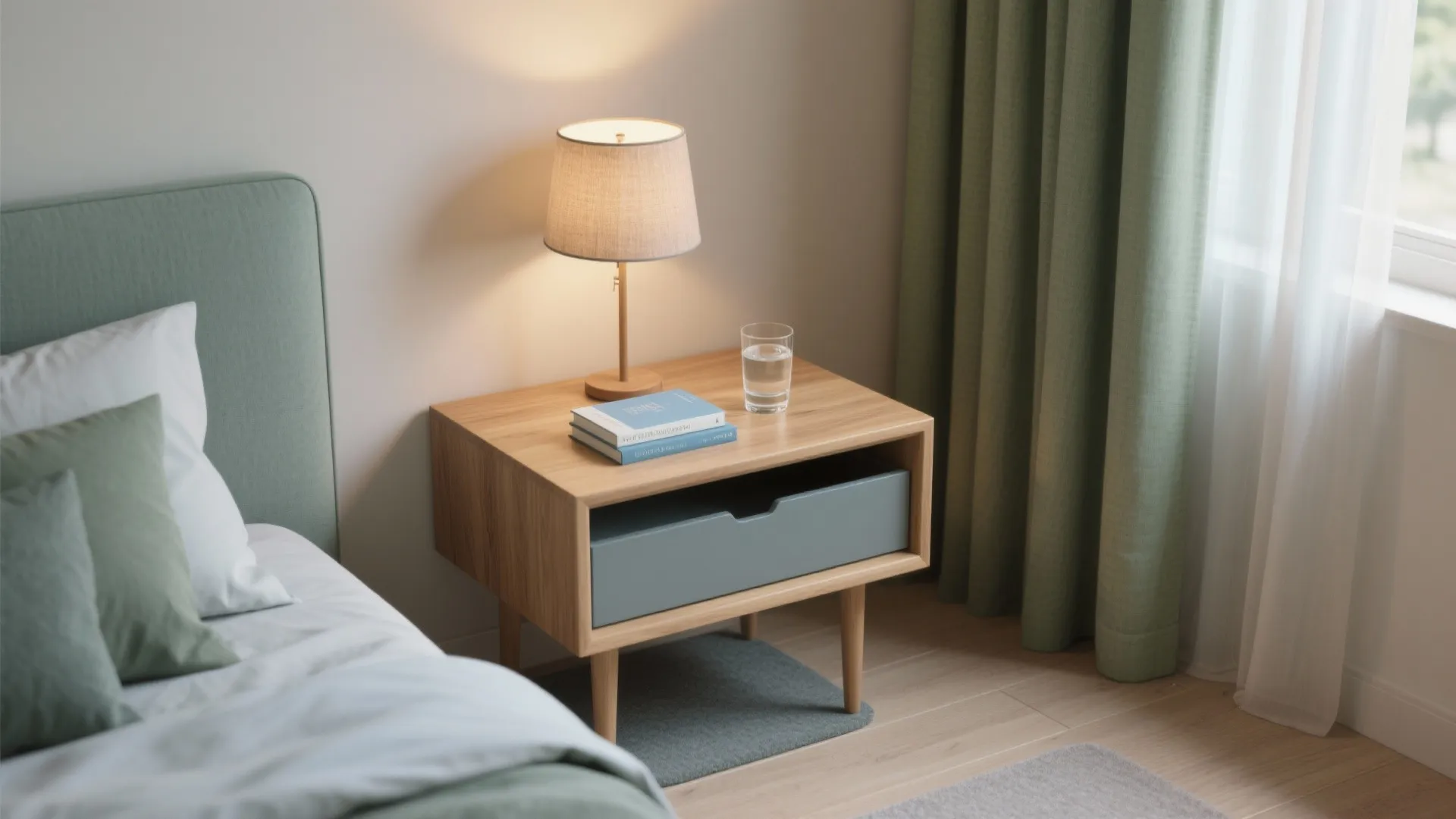 DIY Bedside Table: Easy Steps to Build Your Own Nightstand: 1 Minute to Plan Your DIY Bedside Table Project Like a Pro