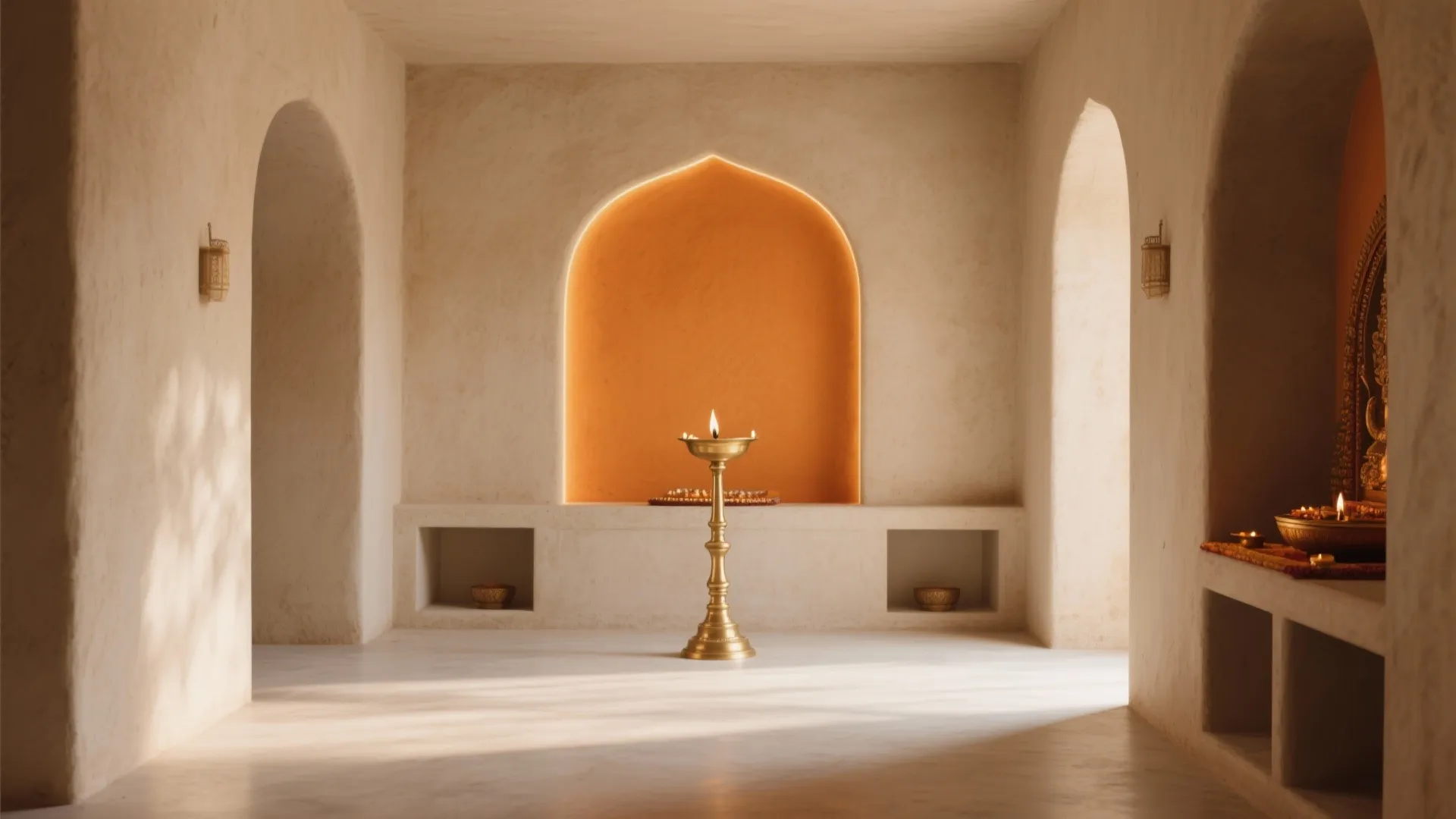 Calm Minimalism with Sacred Color Blocking