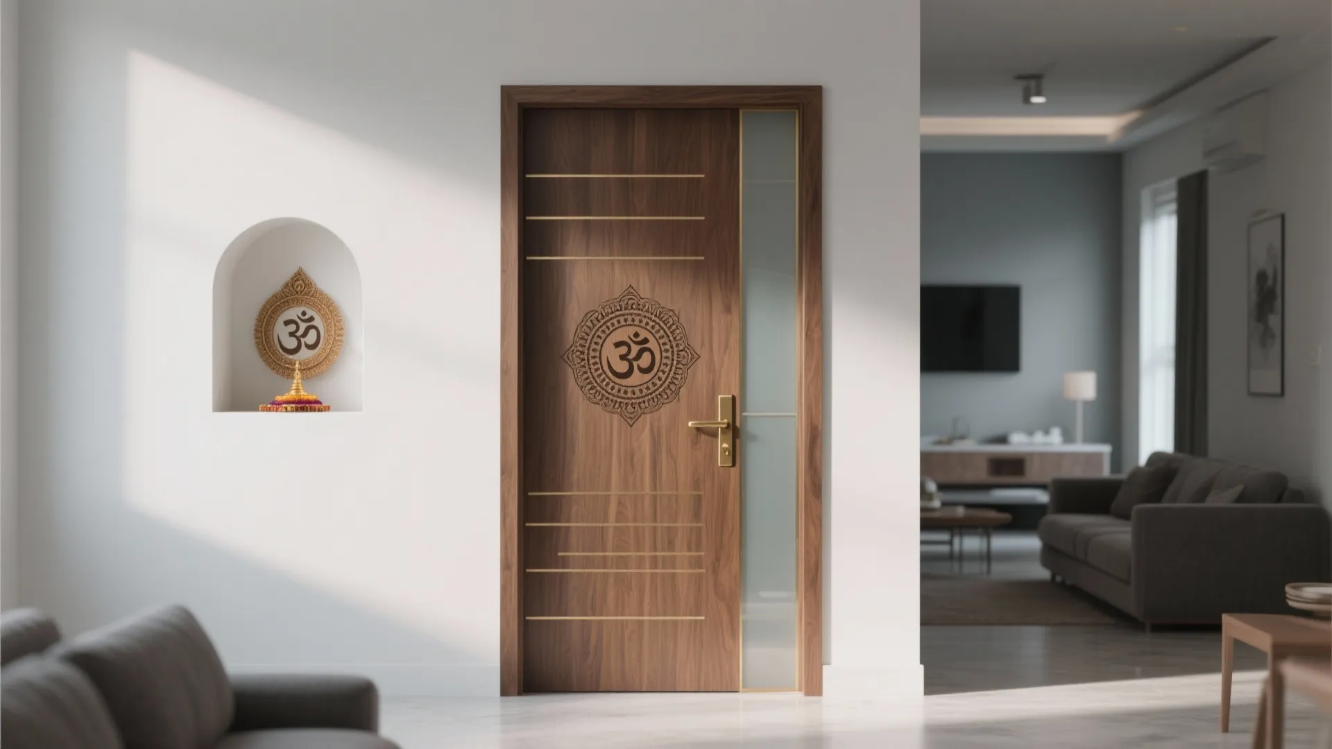 Minimalist Line Carvings and the Etched Om