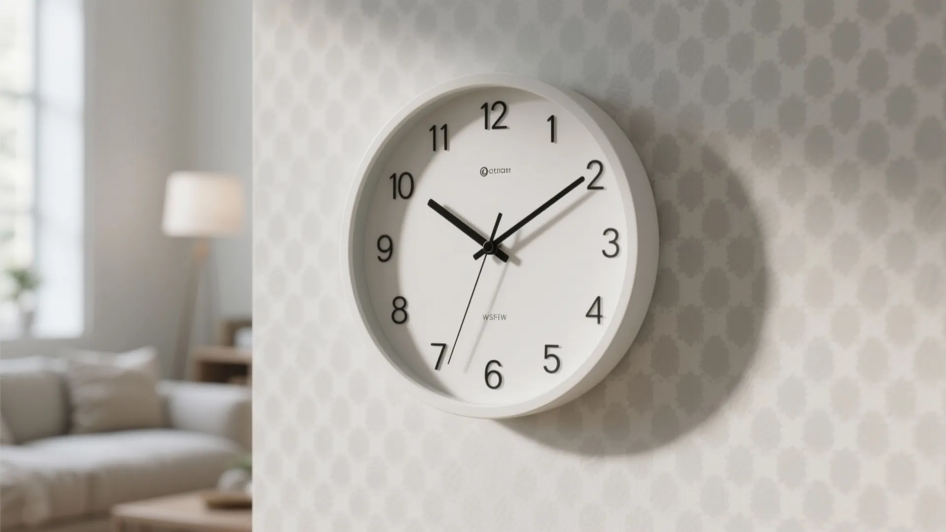 2. Minimalist Open-Face Clock — Modern and Airy