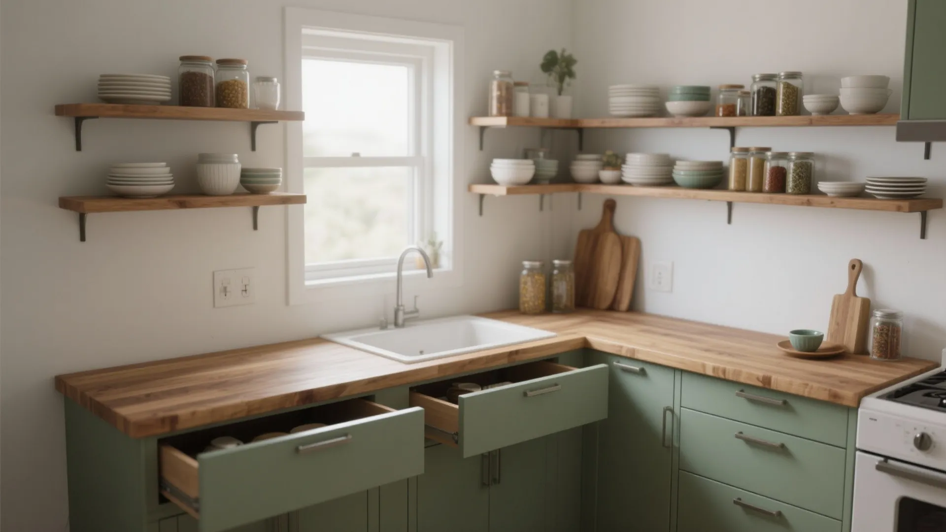 10 Kitchen Counter Ideas DIY to Transform Small Kitchens