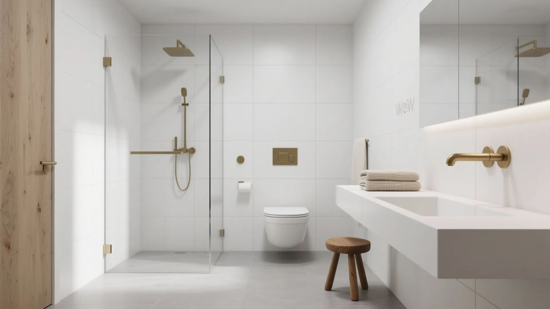 Minimal Grey-and-White Tile Palette