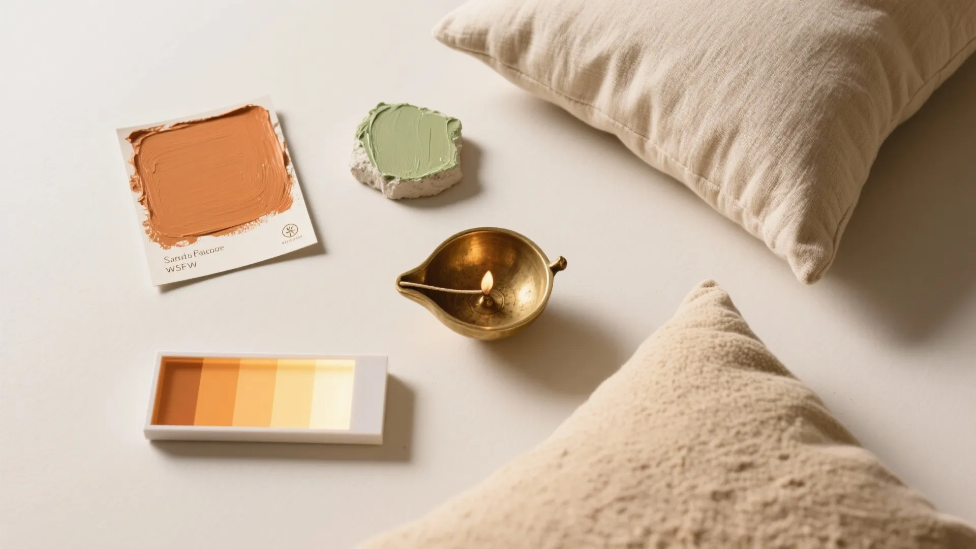 Calm Minimalism with Sacred Color Blocking