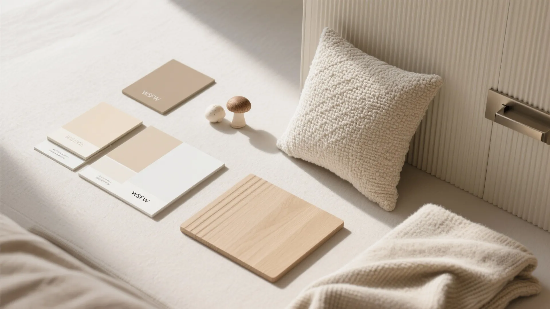 Calm Minimal Palette with Textural Warmth