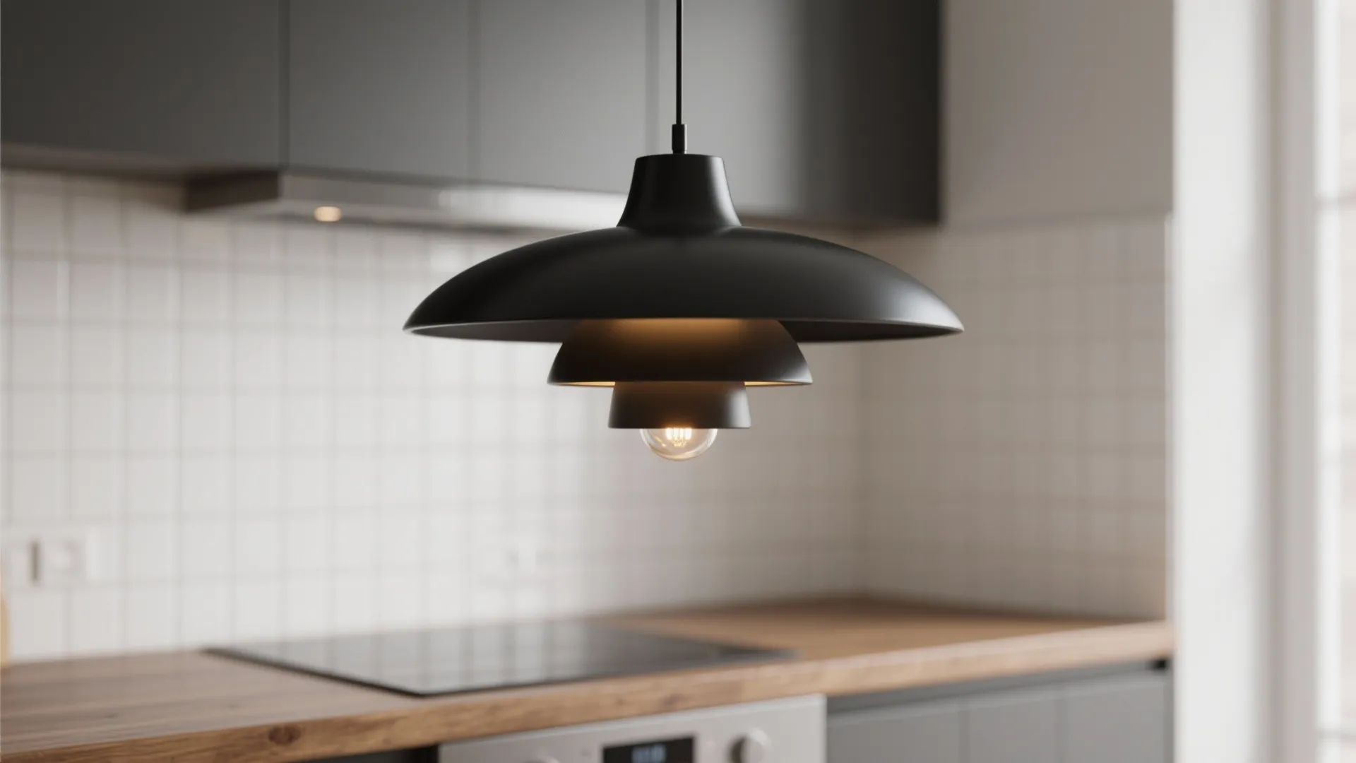 1. Minimal Sculptural Pendant