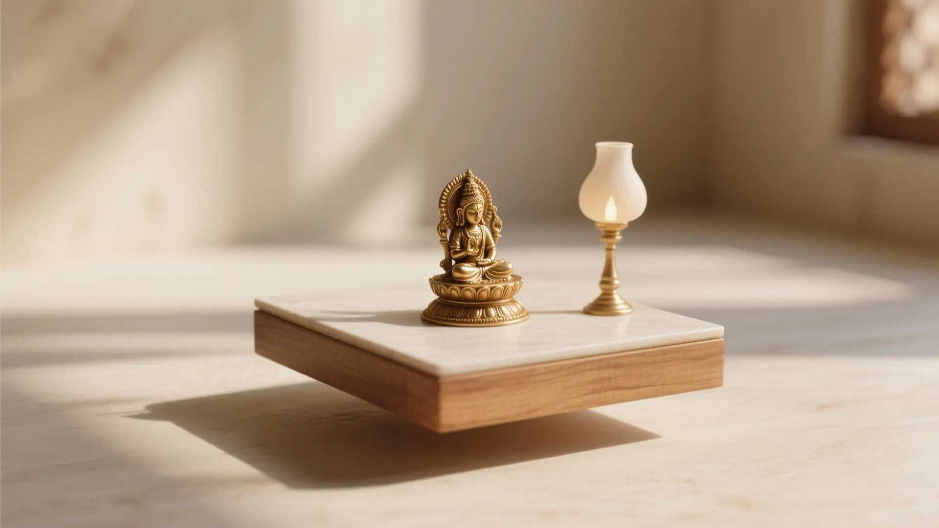 5. Minimalist Floating Platform: Less is More