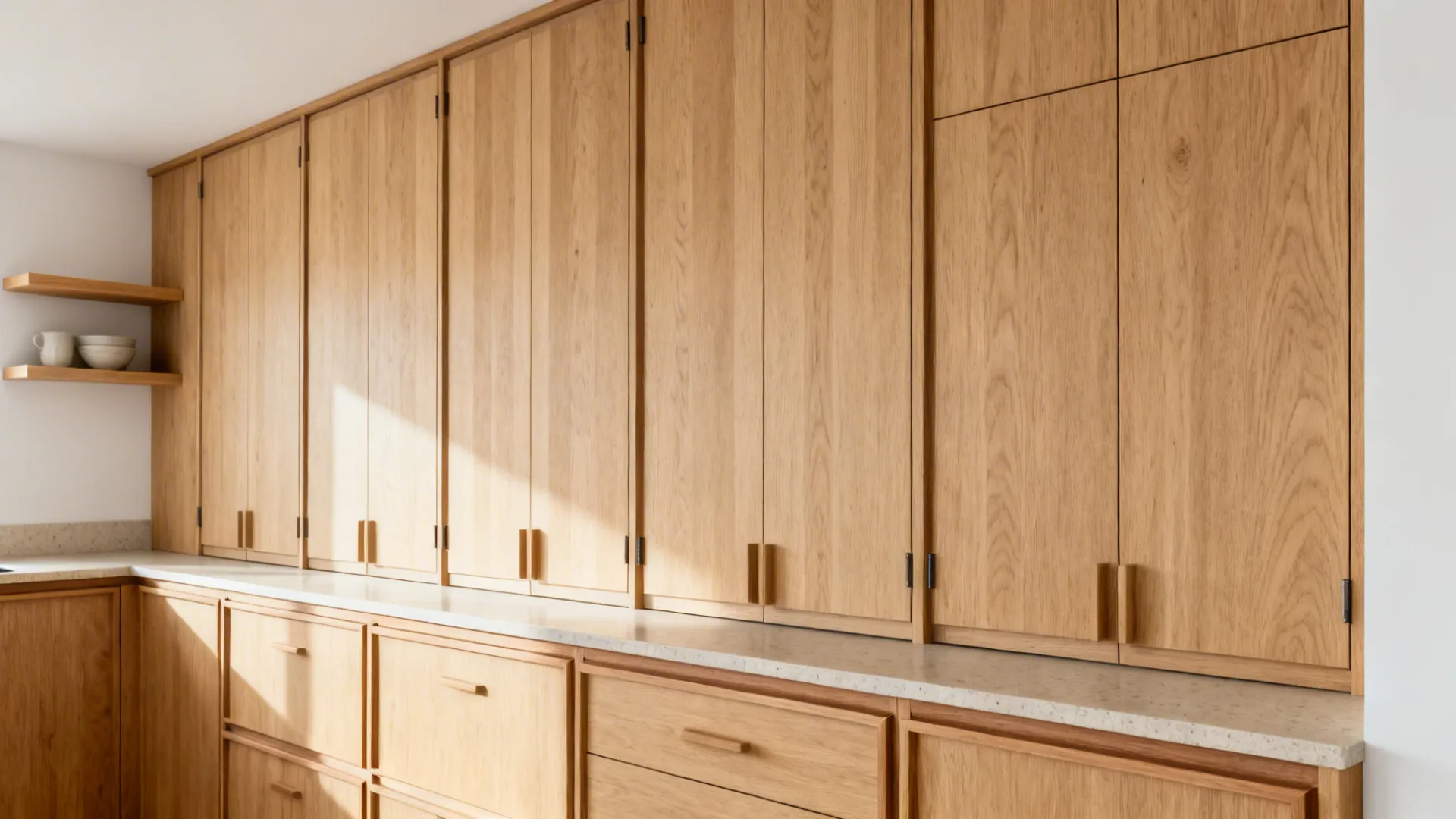 1) Minimal Plywood Storage That Looks Bespoke