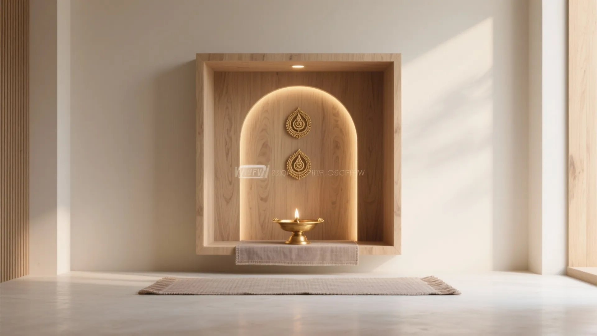 Minimalist CNC Frames for a Calm Pooja Corner