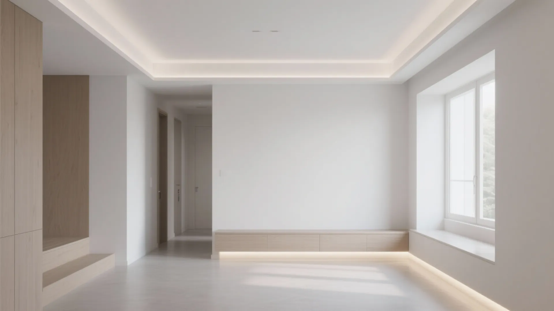 Minimal POP Ceiling with Clean Lines
