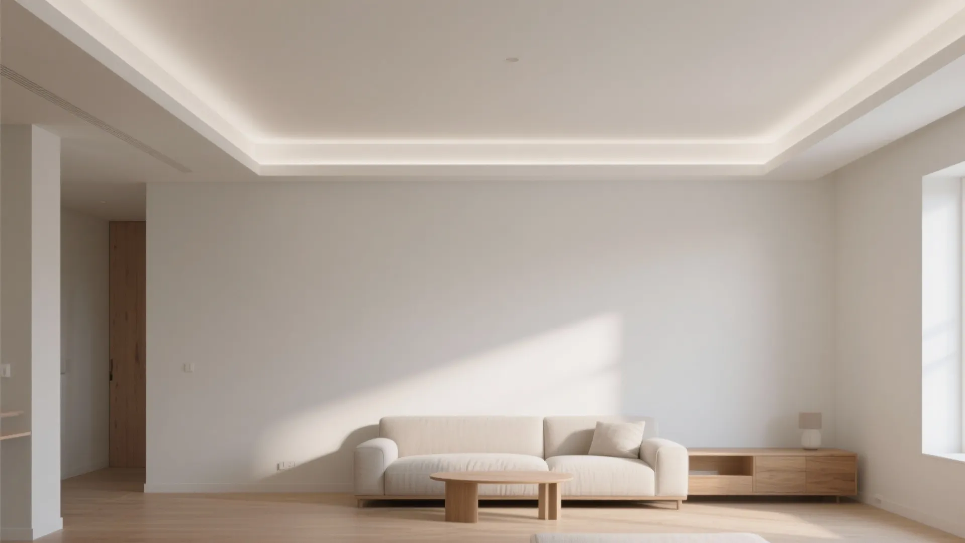 Minimalist POP Ceiling With Clean Lines