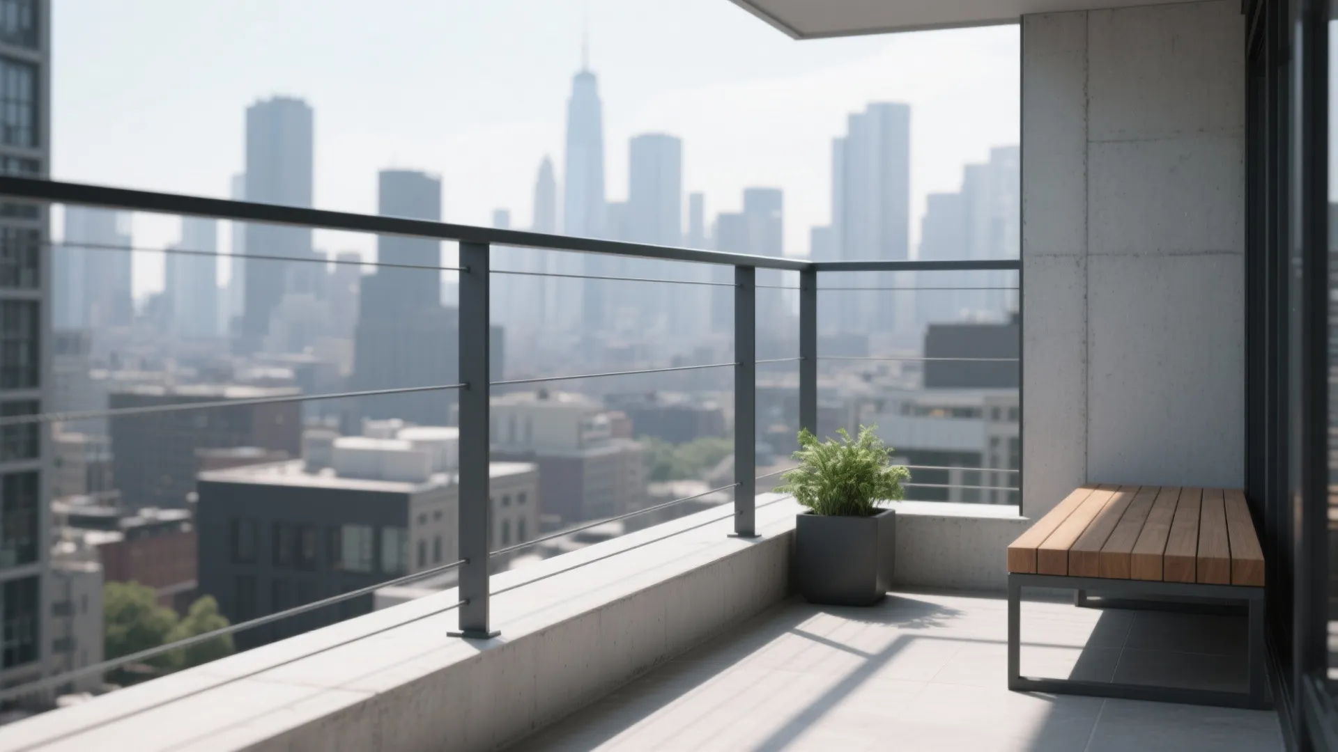 1) Minimalist Lines: Railings, Frames, and a Lighter Profile