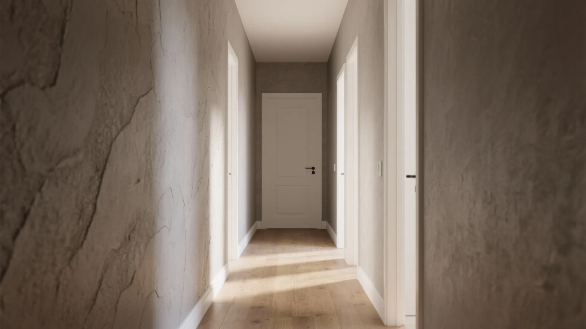 Minimalist Cement Relief, Scaled for Small Rooms