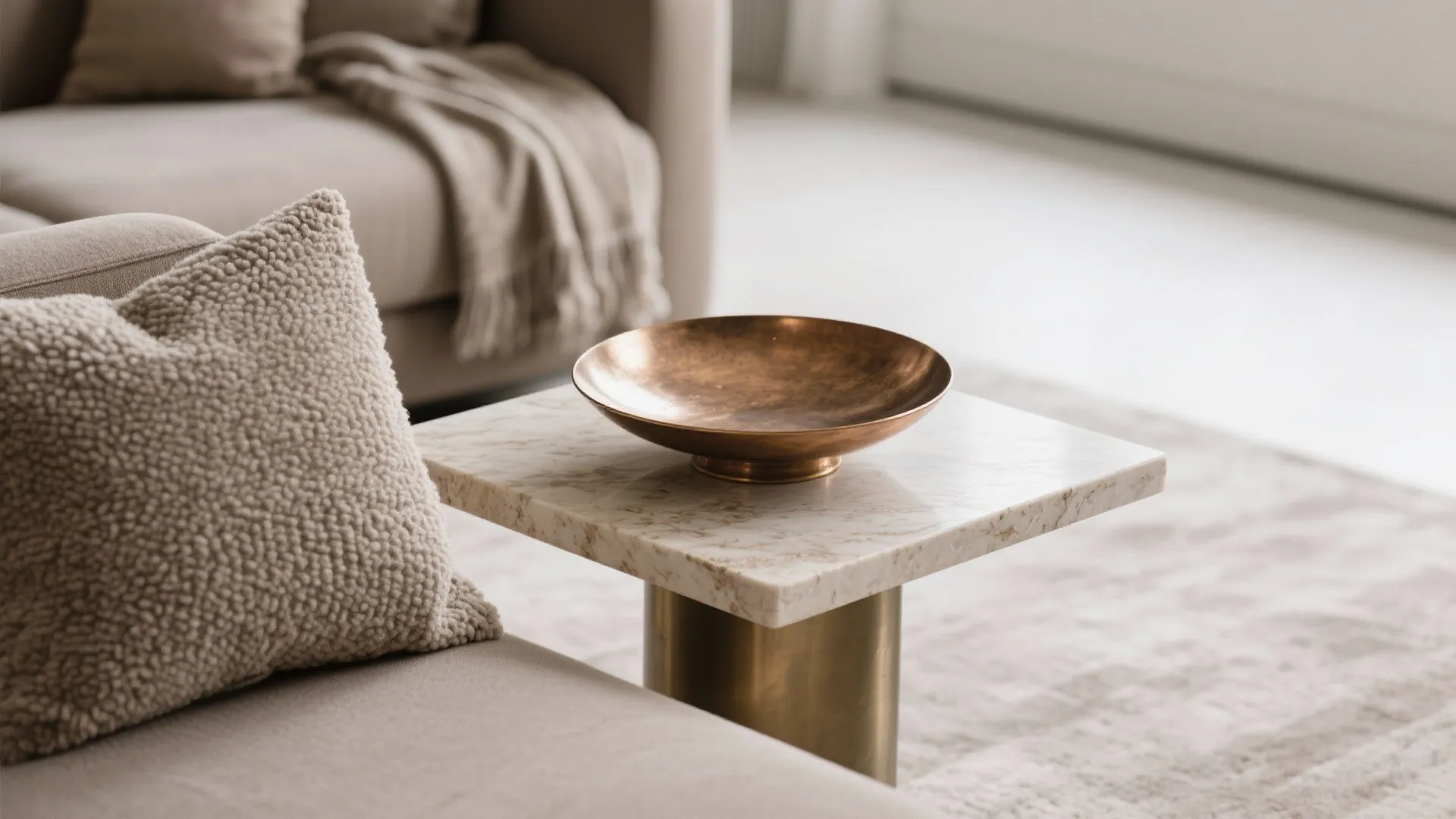 1) Minimal foundation, rich accents