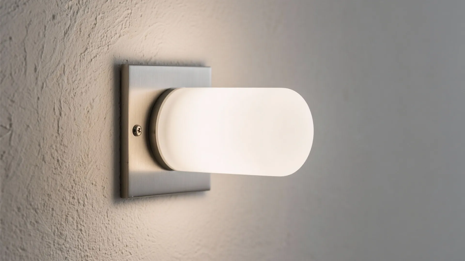 Minimalist wall sconces with clean profiles