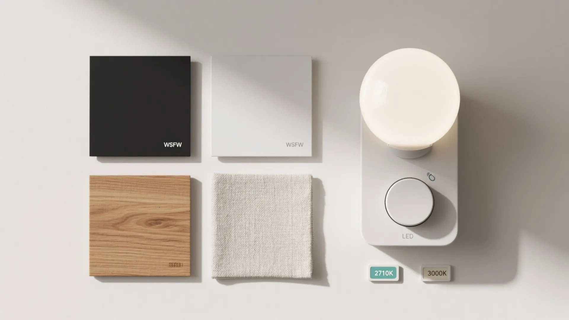 Minimalist sconces for layered lighting