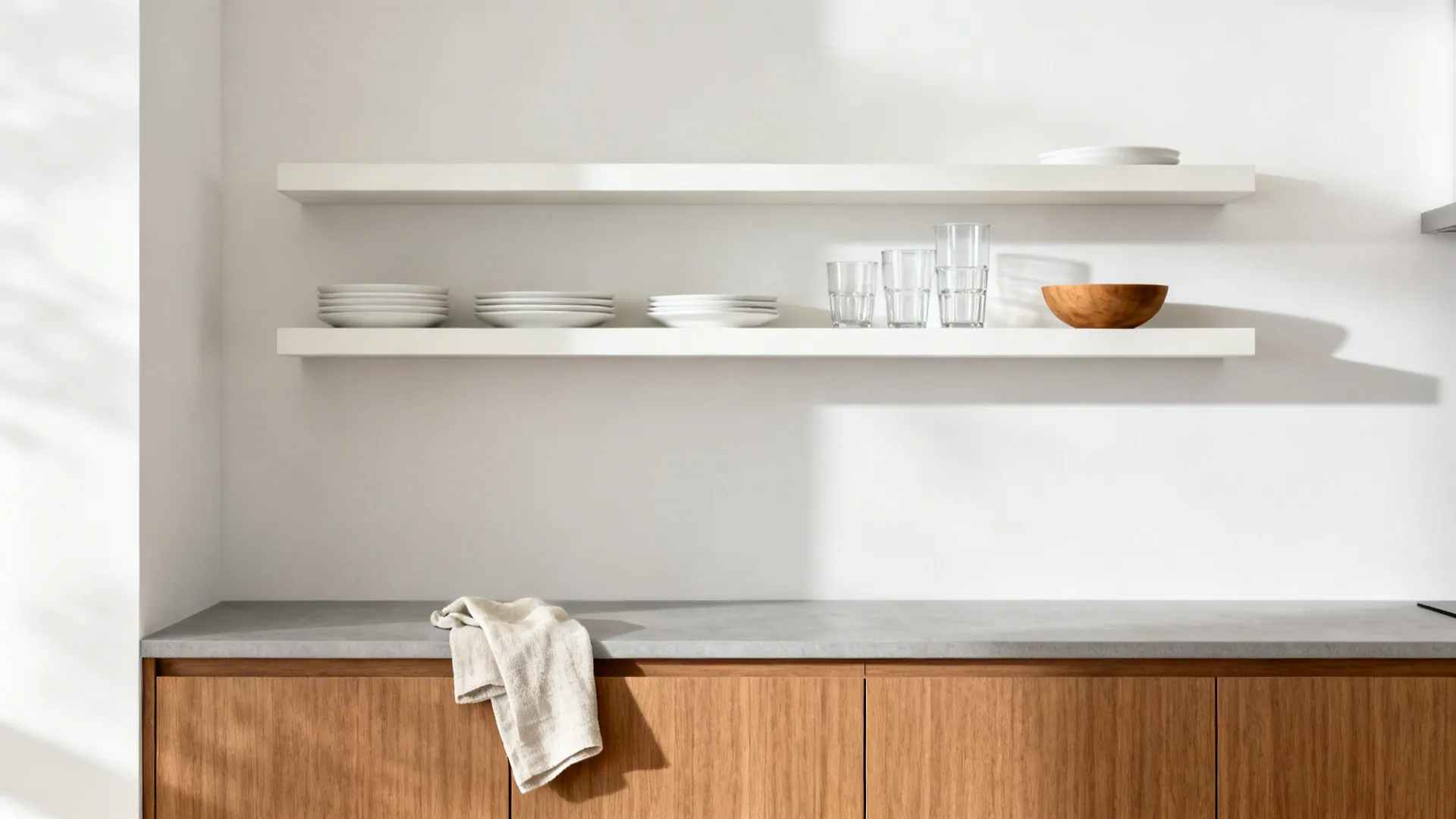 1) Minimalist storage that doubles as decor