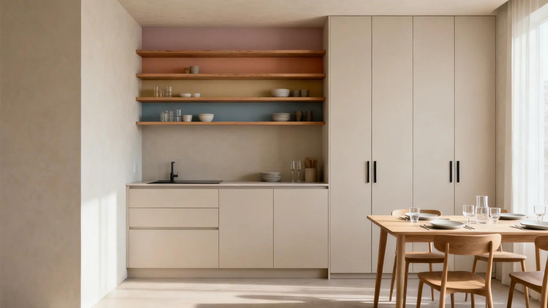 Minimalist storage that doubles as decor
