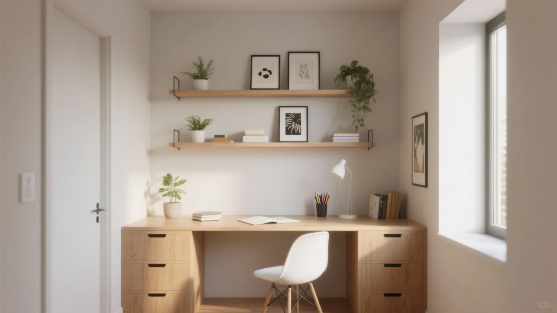 Minimal Shelving for Increased Storage