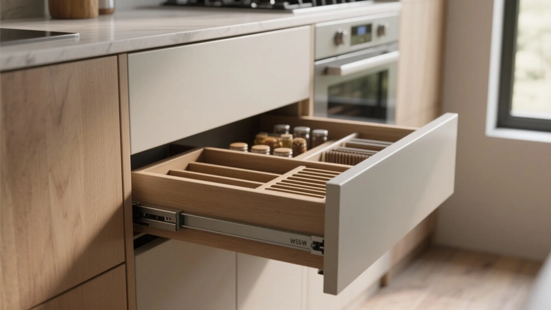 Minimalist kitchen storage