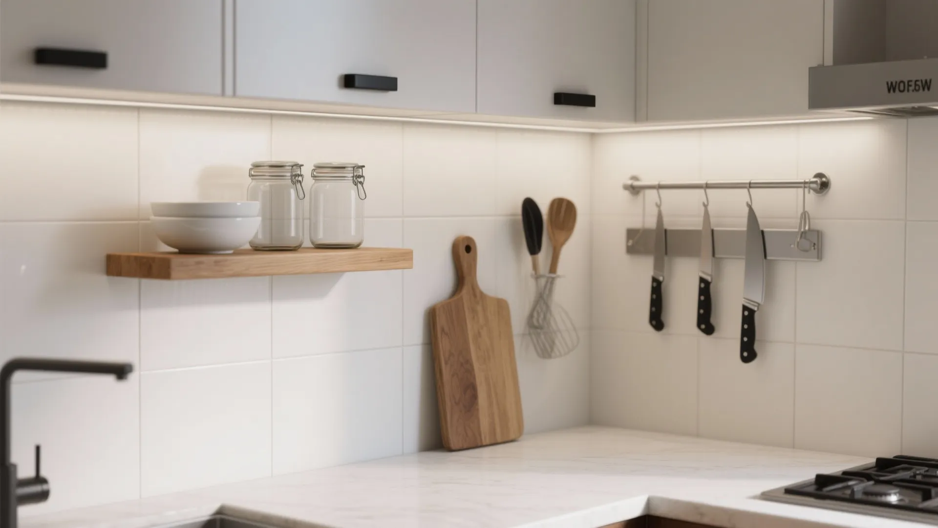 Minimalist storage that doubles as decor