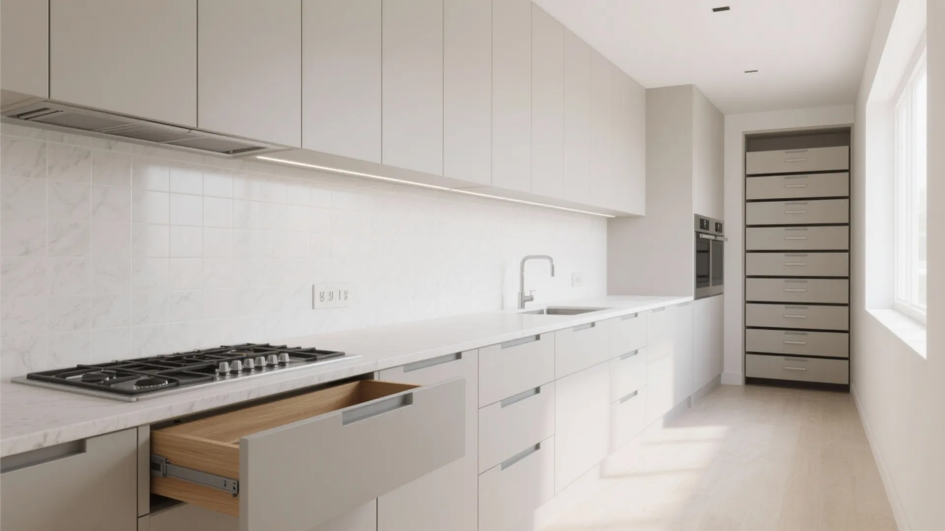 [Section: 灵感列表] Calm, Minimal Storage That Works Hard