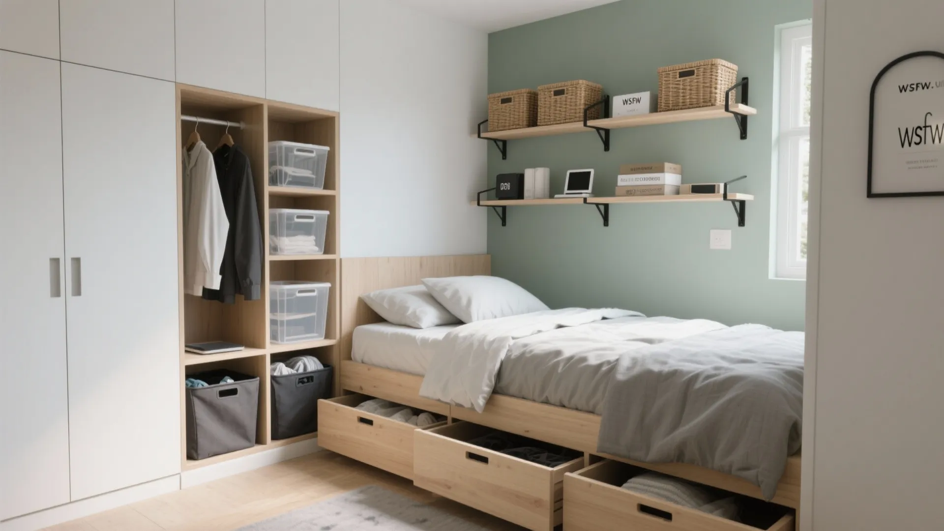Minimalist storage teens actually use
