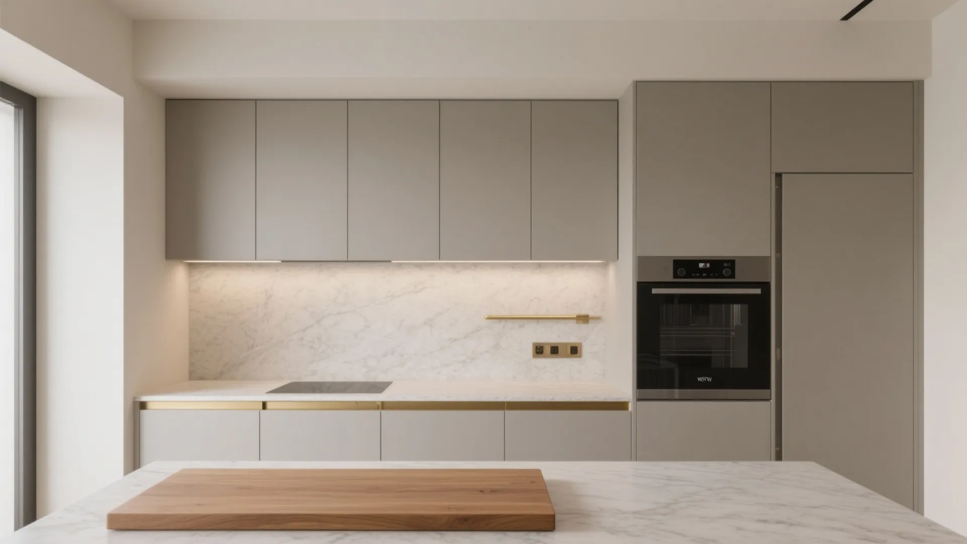 Minimalist Kitchen Storage with a Luxury Finish