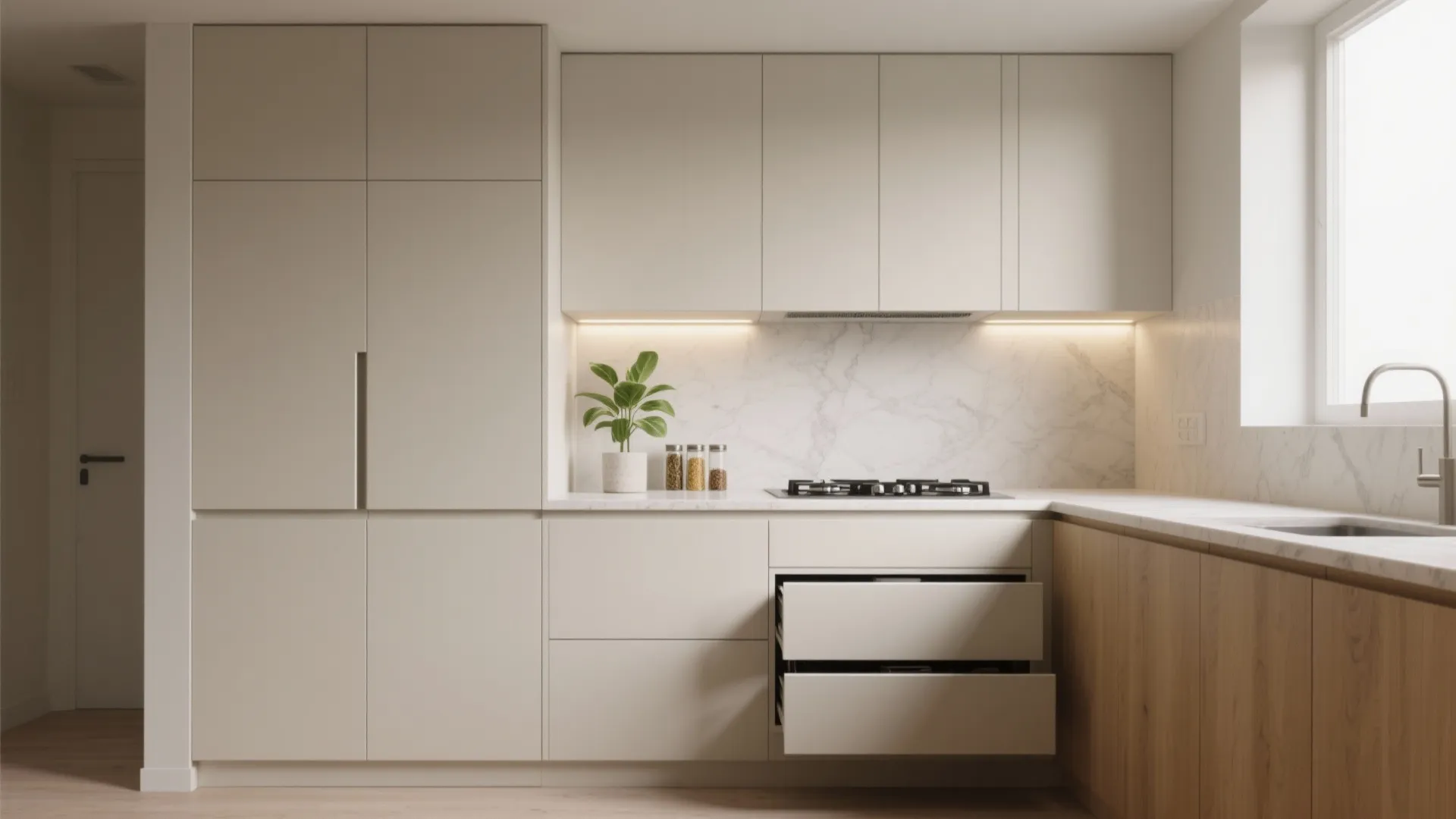 Minimalist Kitchen Storage