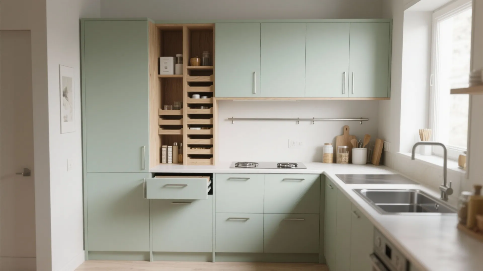 Minimalist Kitchen Storage