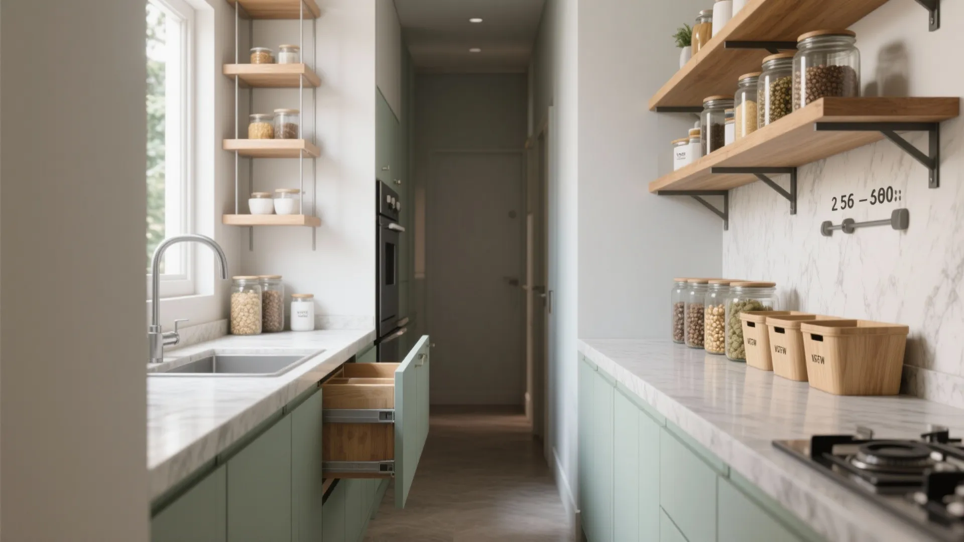 Minimalist kitchen storage that actually stays tidy
