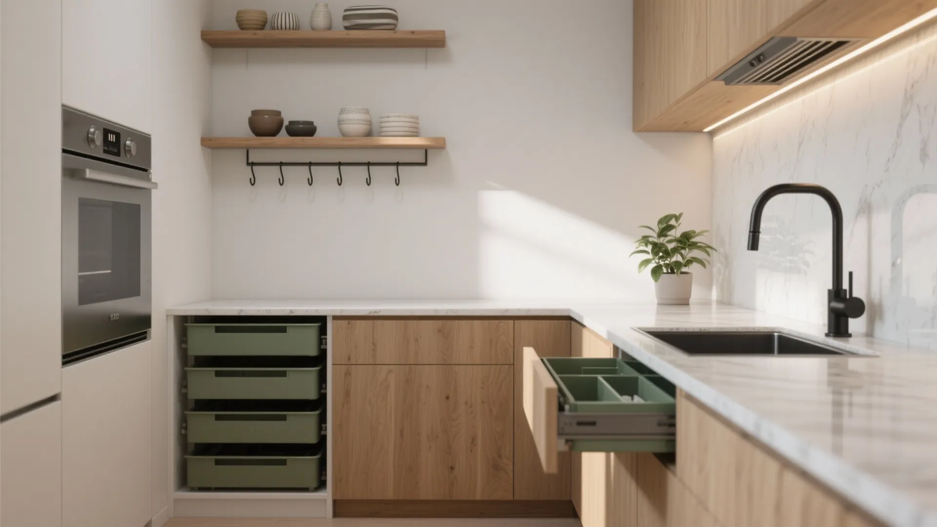 Minimalist Kitchen Storage That Actually Fits Life
