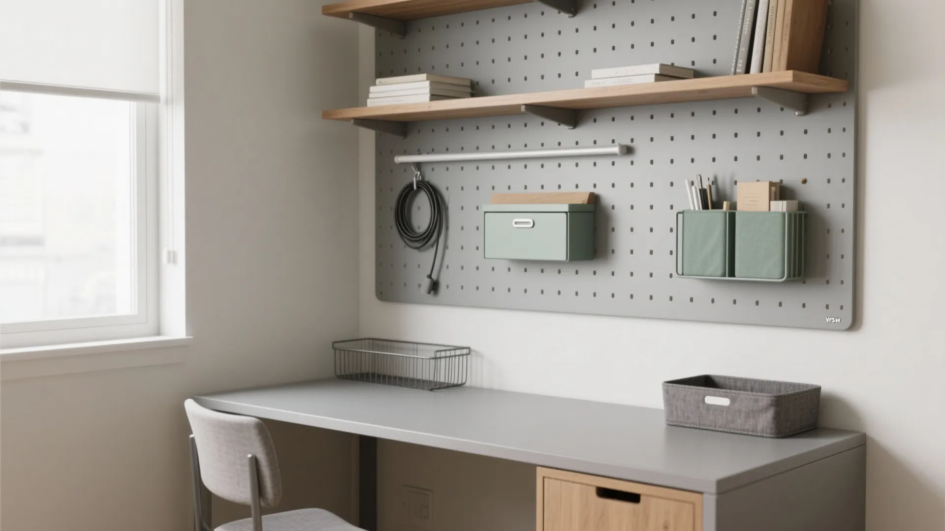 Minimalist storage for focused study