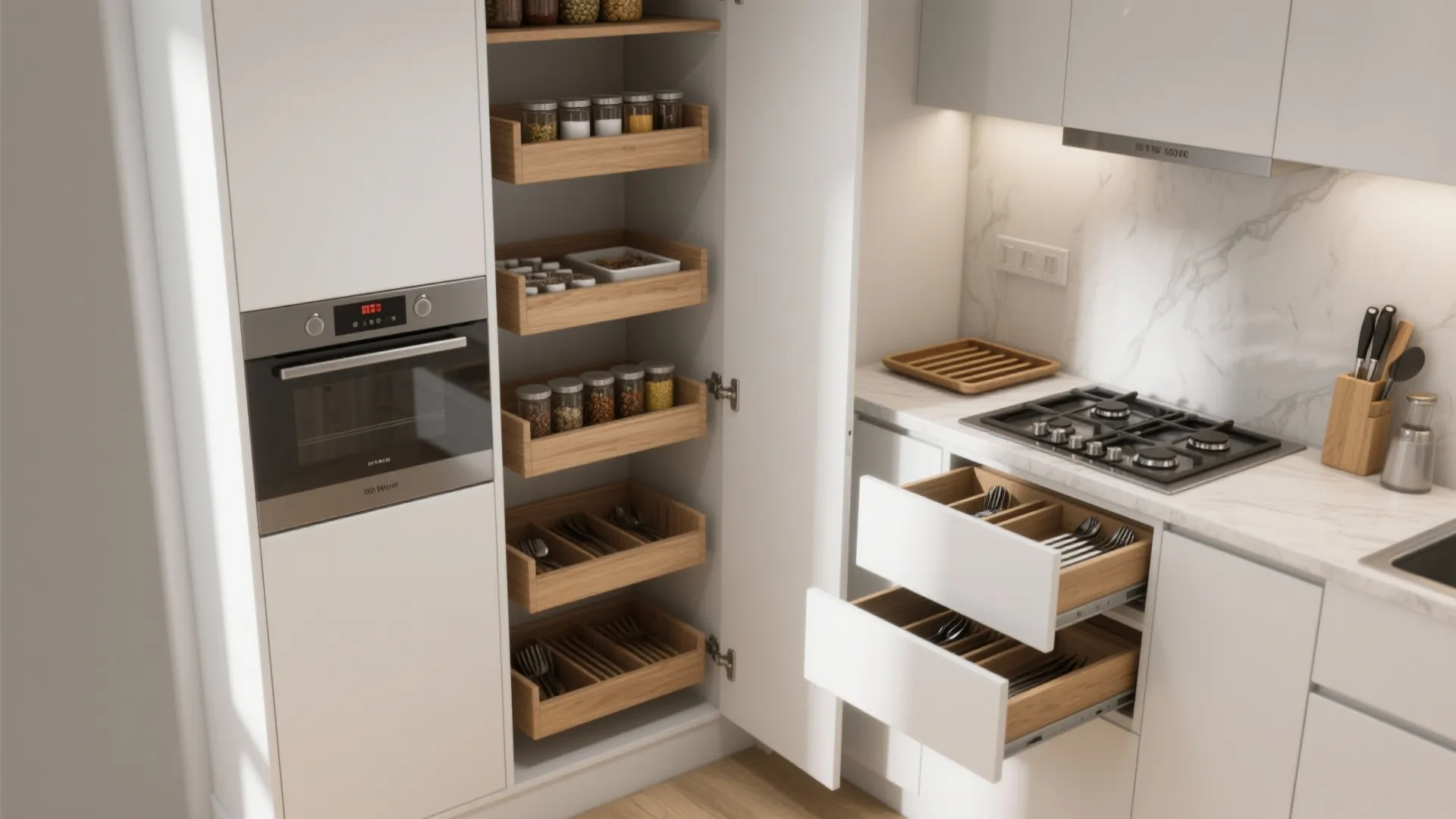Minimalist Kitchen Storage That Works Harder