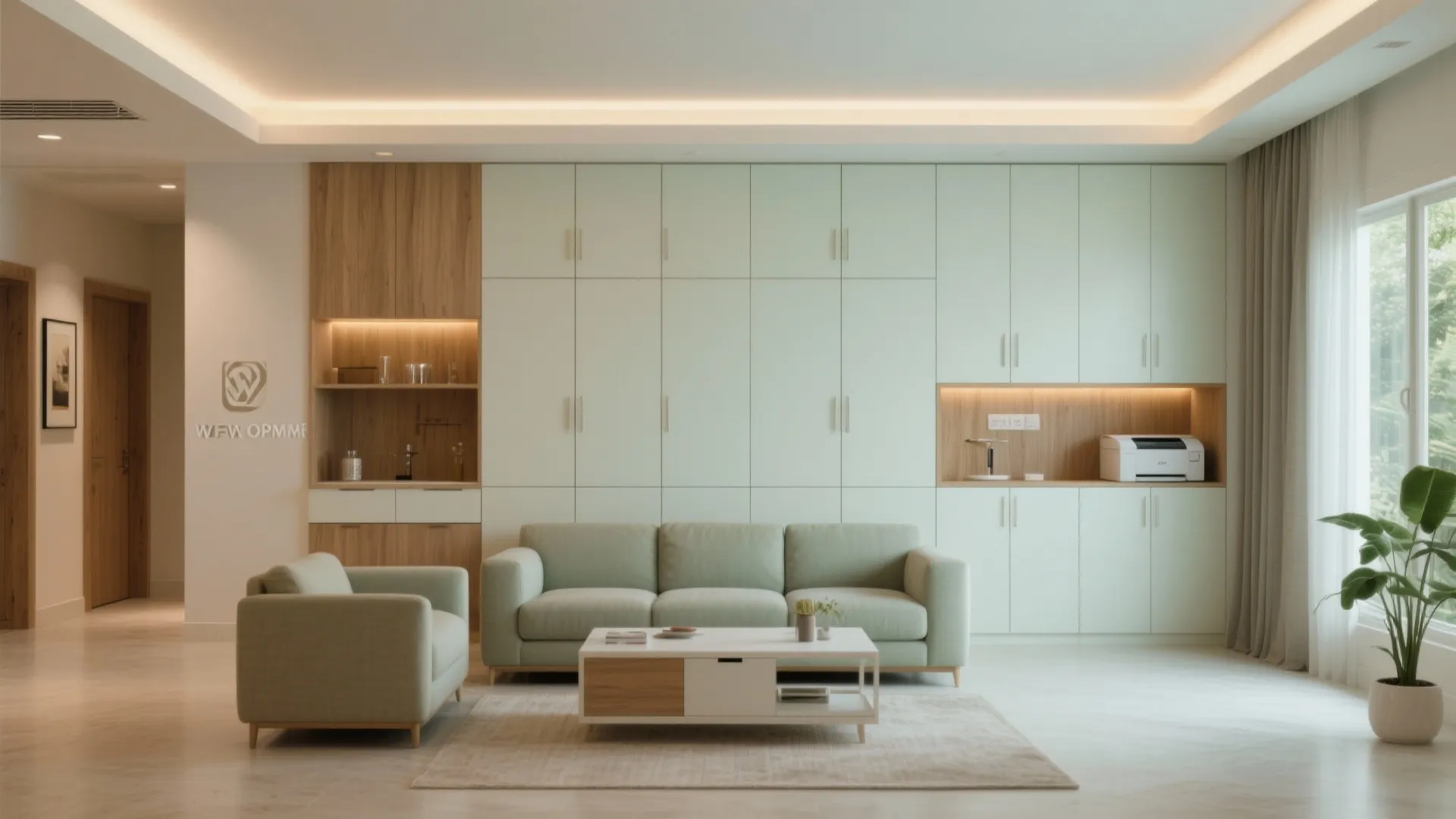 Minimalist Storage Walls that Hide the Mess