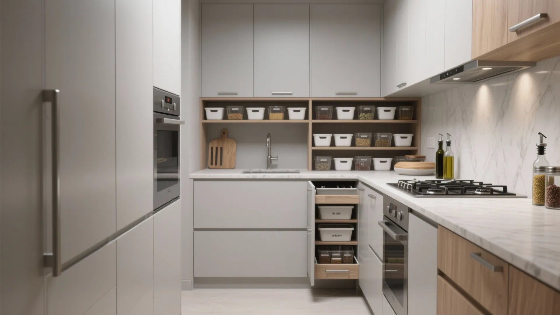 Minimalist Kitchen Storage That Calms the Chaos