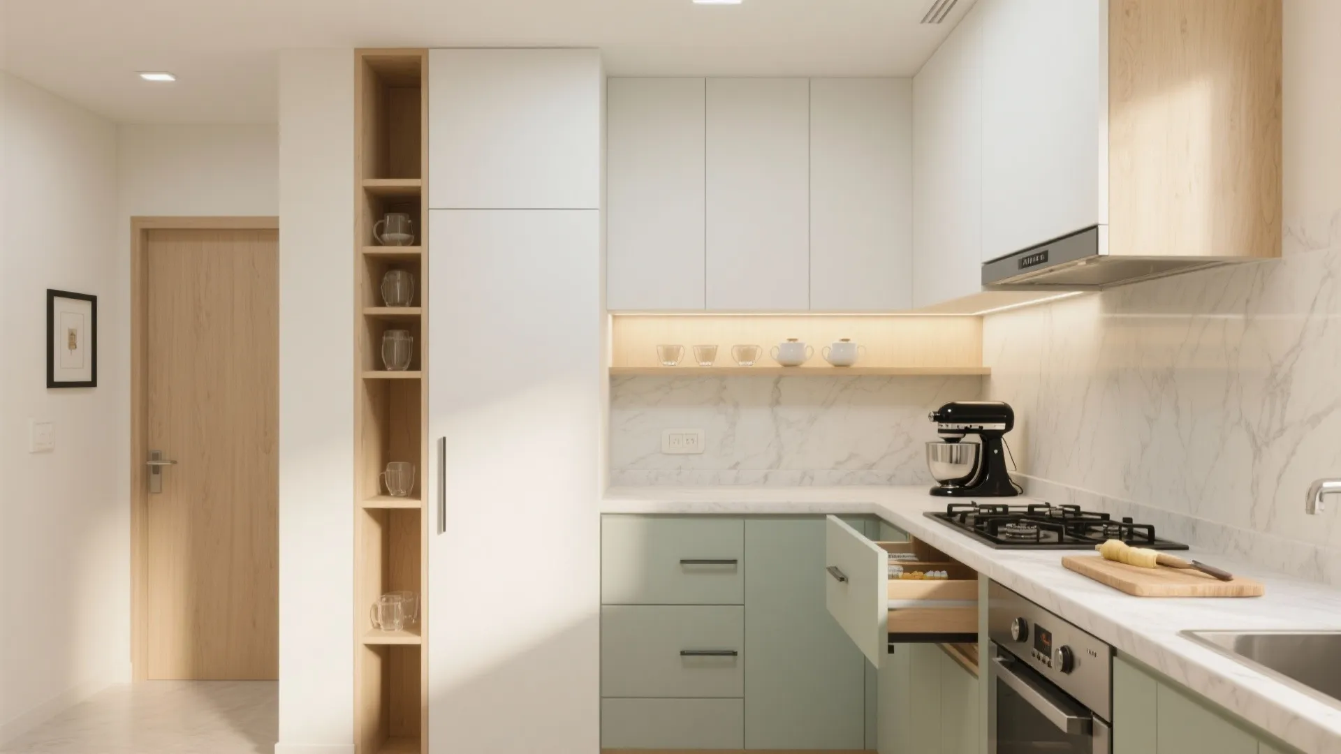 Minimalist storage that actually fits a 1 BHK life