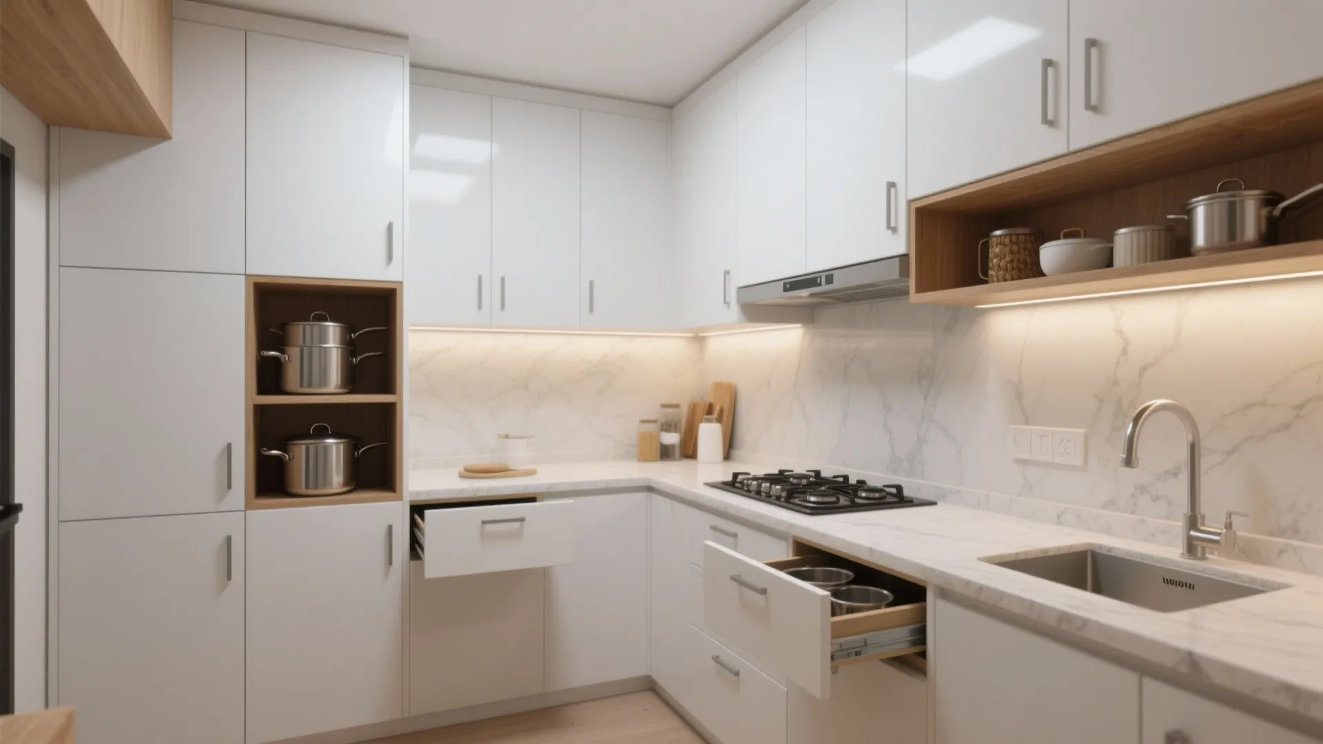 Minimalist Kitchen Storage for Clutter-Free Living