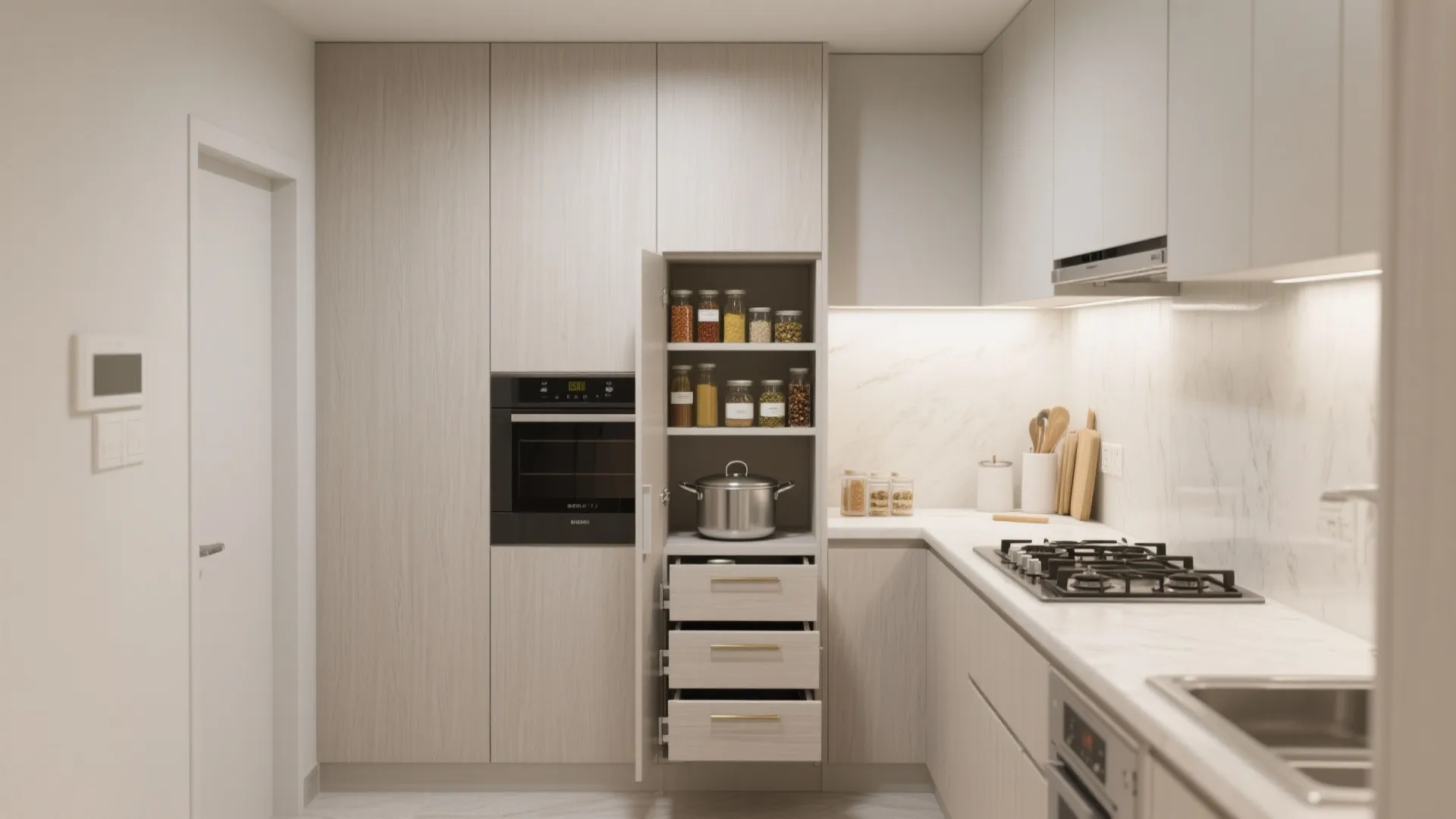 Minimalist Kitchen Storage