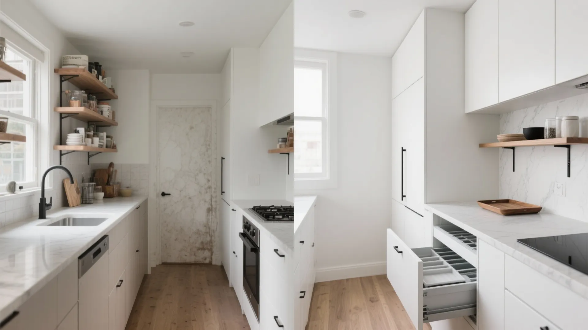 Minimalist Kitchen Storage That Hides the Mess