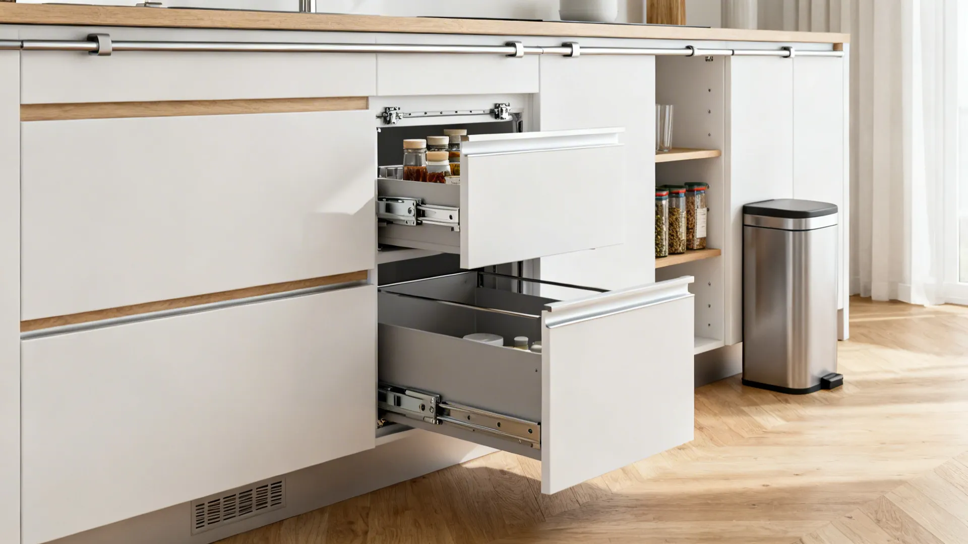 Minimalist Kitchen Storage That Works in Tight Plans