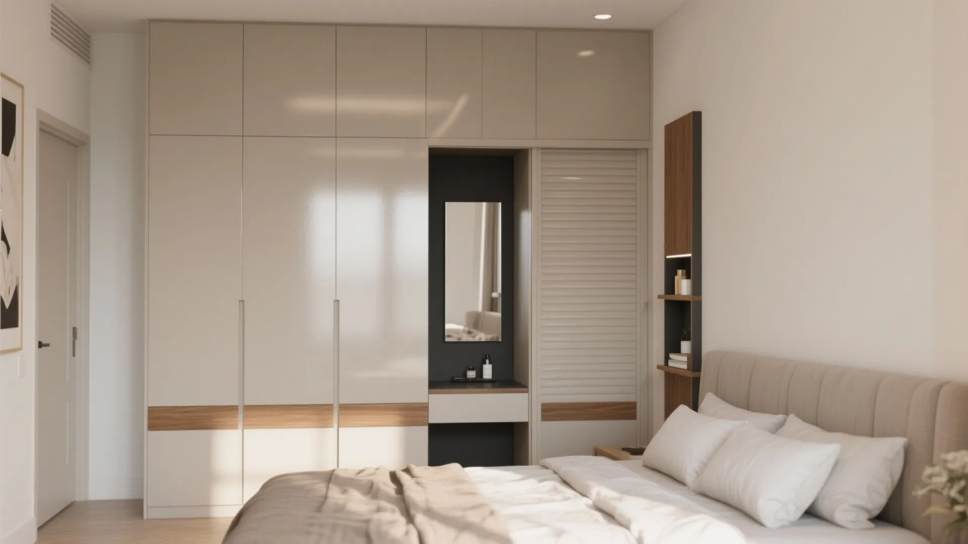 Minimalist storage that breathes (and hides everything)