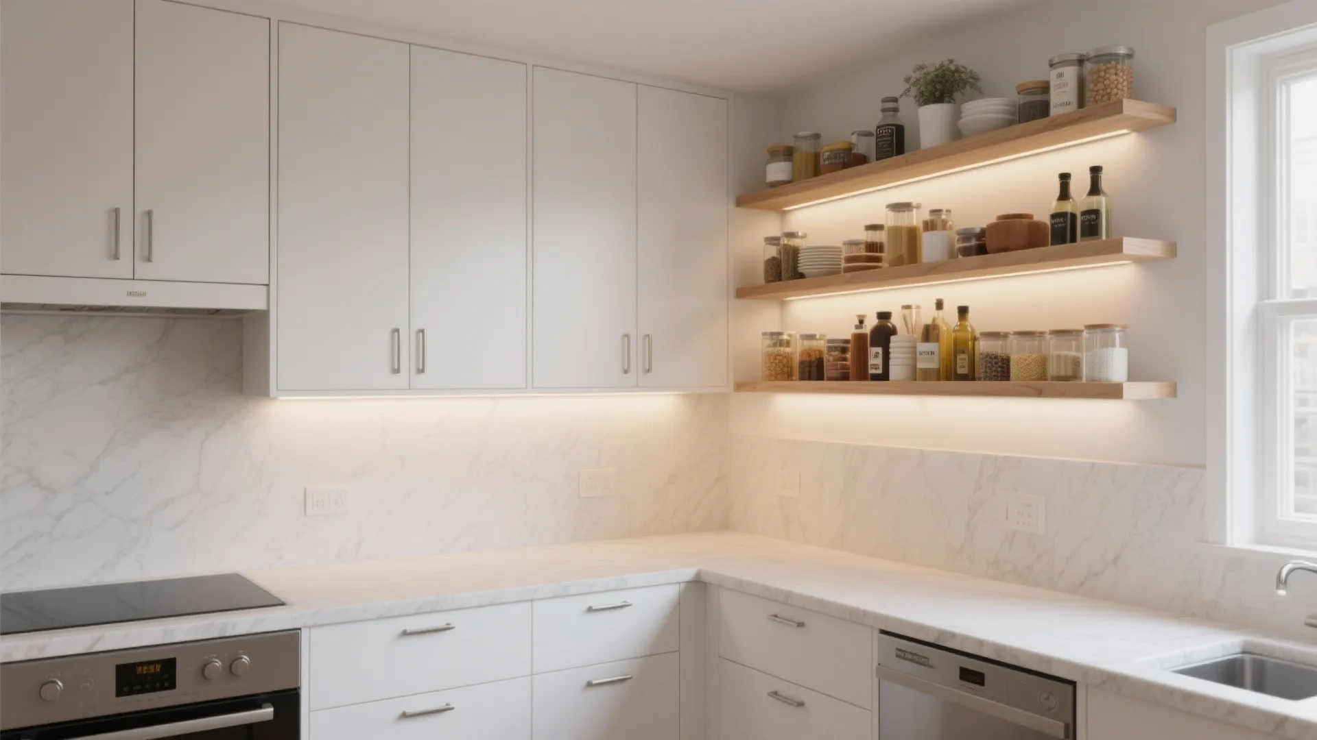 Minimal Kitchen Storage with a Calm Aesthetic