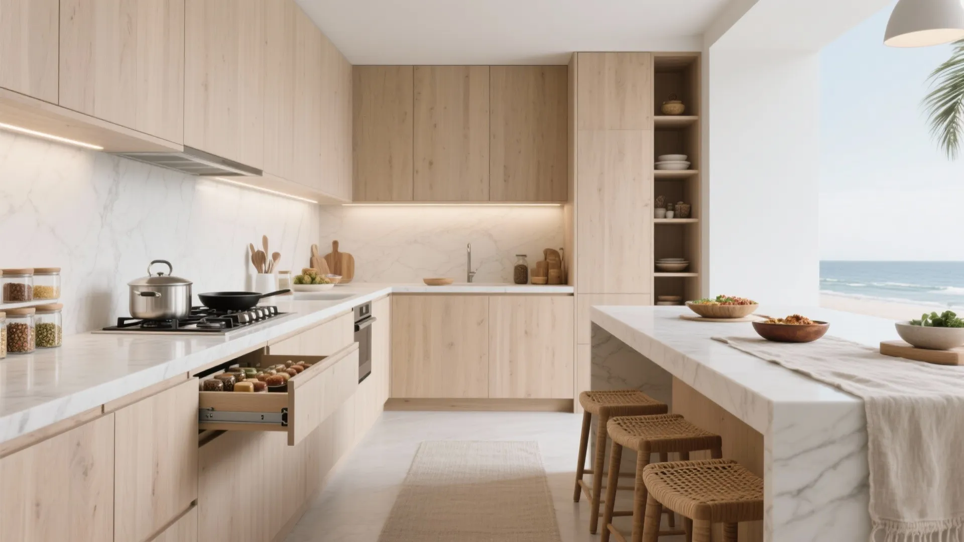Minimalist Kitchen Storage, Maximum Calm