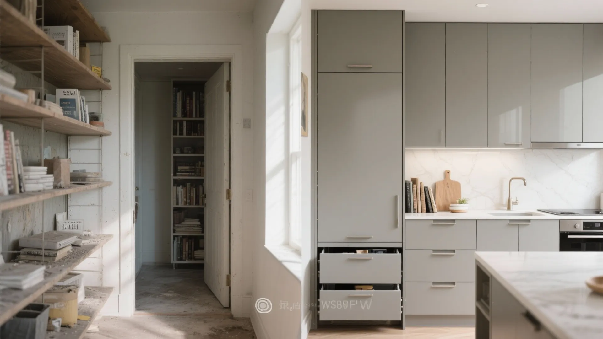 Minimalist Kitchen Storage That Breathes