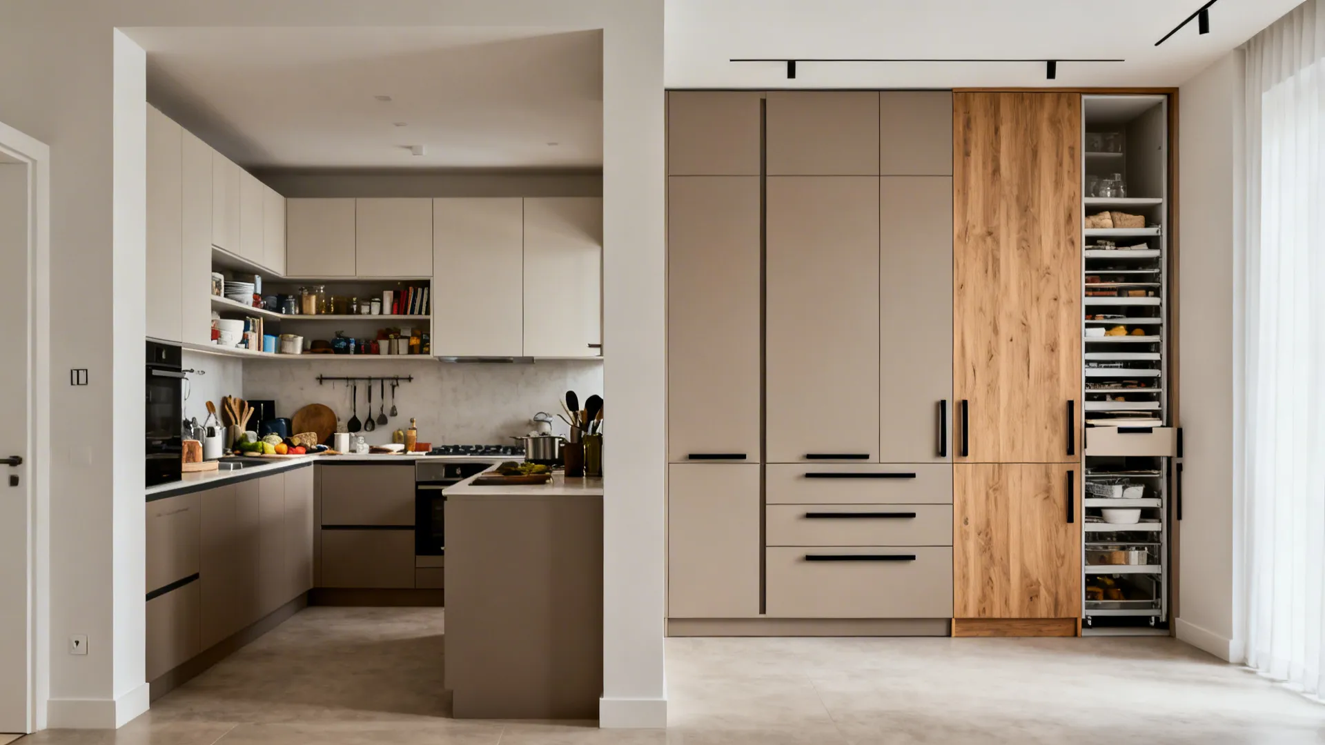 Minimalist Cabinets, Maximum Storage