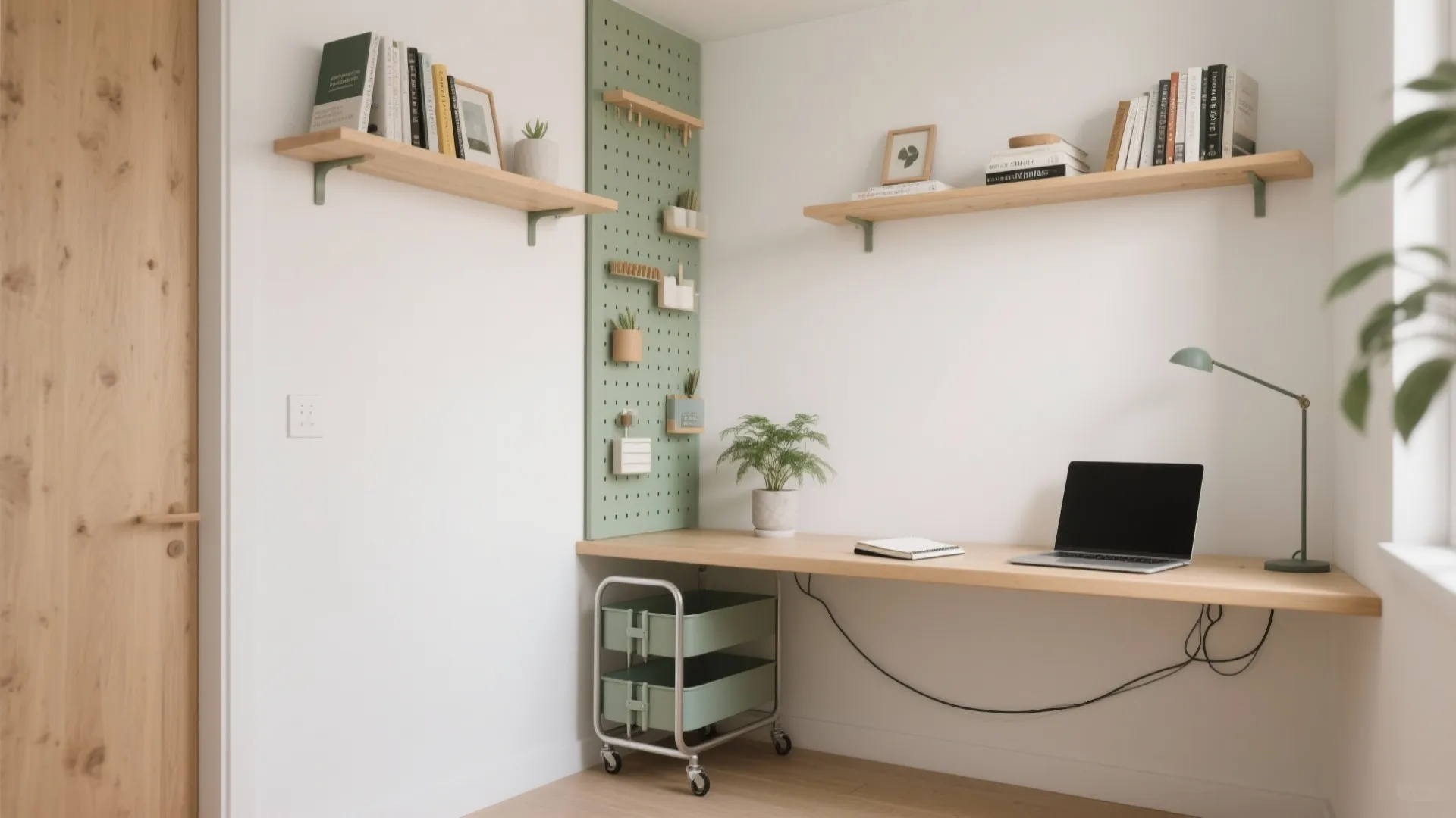 Minimalist storage that doesn’t kill desk space