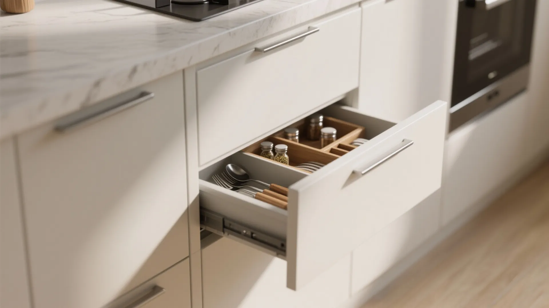 Minimalist Storage for a Calm Counter